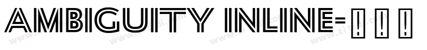 Ambiguity Inline字体转换